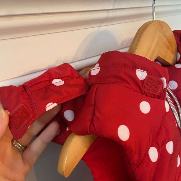 H&M Minnie Mouse Puffer Vest with Hood Ears - Picture 5 of 6